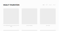 Desktop Screenshot of healythurston.com